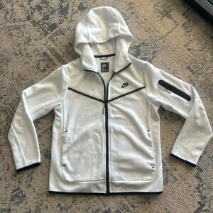 Nike Tech Hoodie White and Black